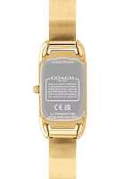 Cadie Gold-Tone Stainless Steel Bangle Bracelet Watch