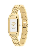 Cadie Gold-Tone Stainless Steel Bangle Bracelet Watch