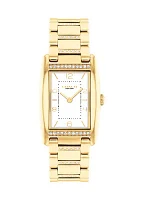 Reese Gold-Tone Stainless Steel Bracelet Watch