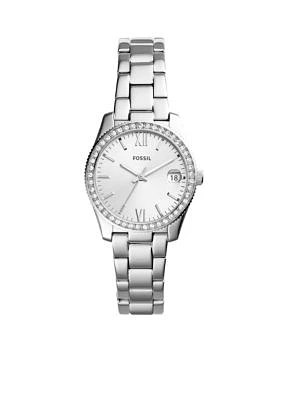 Stainless Steel Scarlette Three-Hand Date Watch