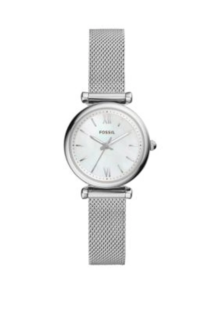 Stainless Steel Carlie Mini Dress Bracelet Watch