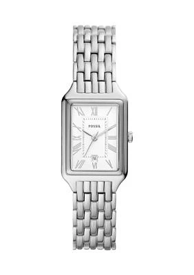 Raquel Three-Hand Date Stainless Steel Watch