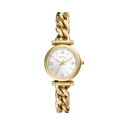 Carlie Three-Hand Gold-Tone Stainless Steel Watch