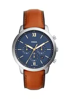 Fossil® Neutra Chronograph Brown Leather Watch