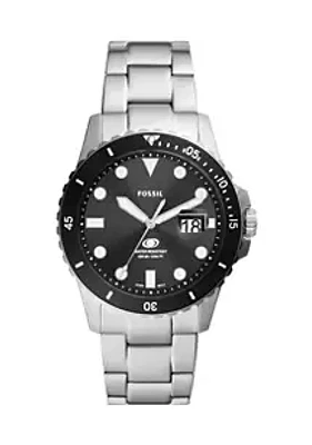 Fossil® Silver Black Bracelet Watch