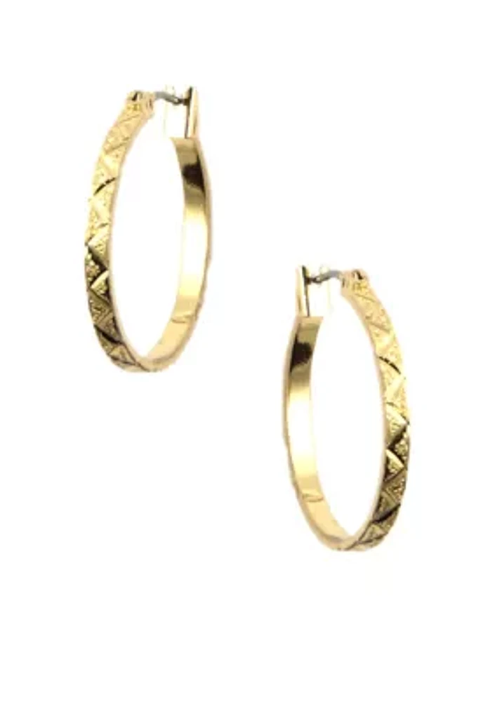 Small Gold Hoop Earrings