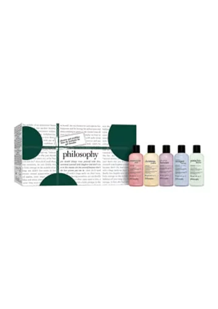 5-Piece shower Gel Wishlist Holiday Gift Set - $50 Value!