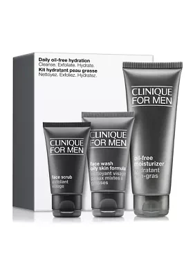 Daily Oil-Free Hydration Men's Skincare Set - $49 Value!