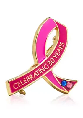 Estée Lauder Pink Ribbon Pin Commemorative 30th Anniversary Collectible