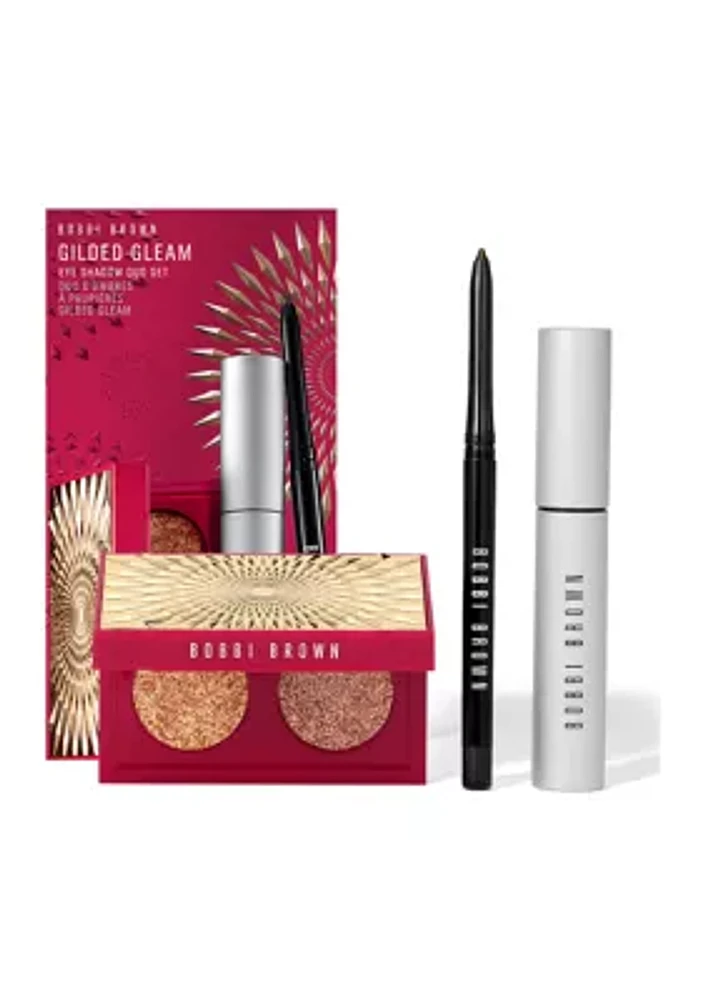 Gilded Gleam Eyeshadow, Eyeliner + Mascara Set - $99 Value!