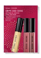 Crushed Oil Infused Hydrating Lip Gloss Trio Set Nude - $66 Value!