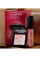 Glide-and-Glow Lip Gloss + Highlighter Set - $62 Value!