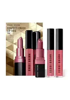 Bobbi Brown Confetti Crush Hydrating Lip Trio - PINK - $59 Value!