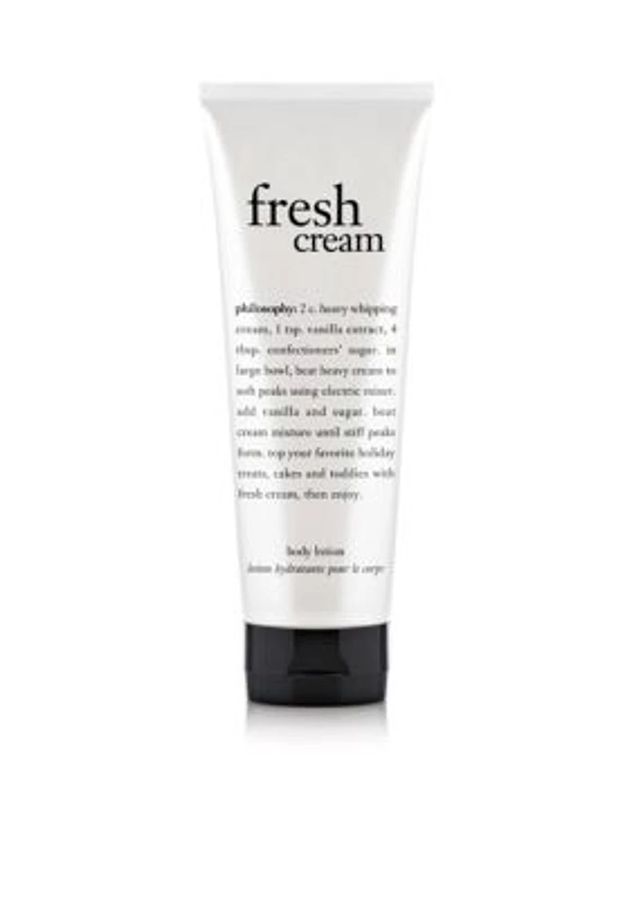 fresh cream body lotion