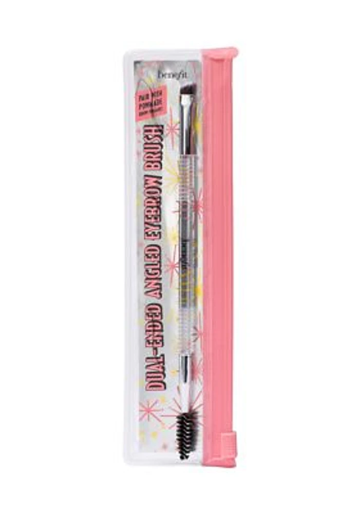 Dual-Ended Angled Eyebrow Brush