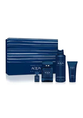 Men's 4-Piece Aqua Extreme Eau de Toilette Gift Set - $107 Value!