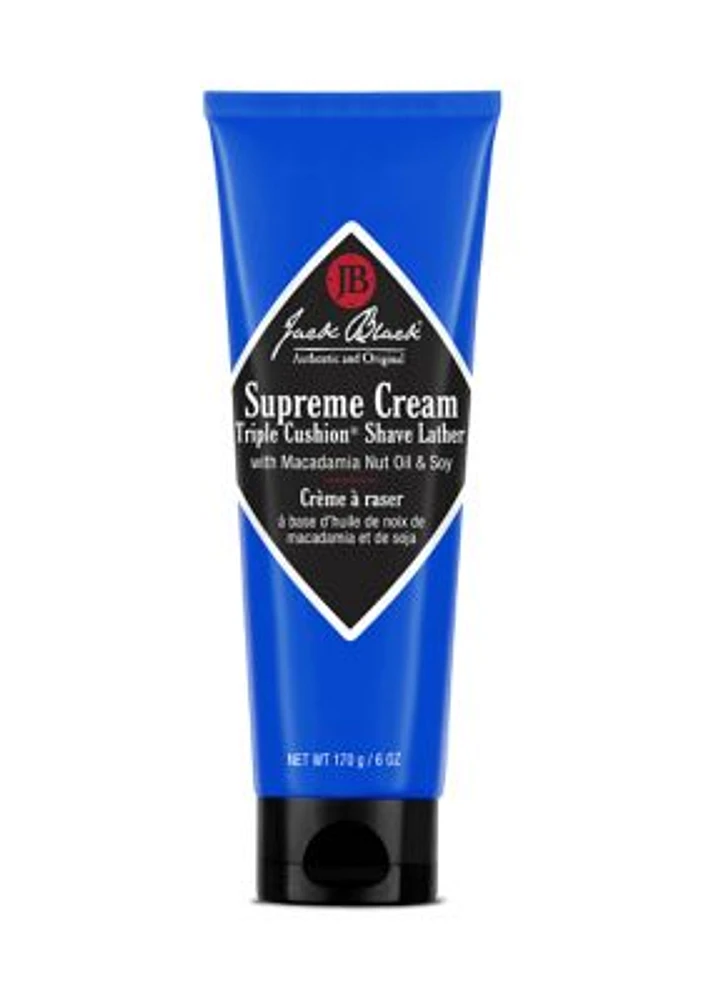 Supreme Cream Triple Cushion® Shave Lather with Macadamia Nut Oil & Soy 