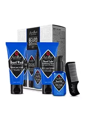 Jack Black Beard Grooming Kit™ with Beard Wash, Beard Lube® Conditioning Shave & Beard Oil