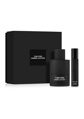 Ombré Leather Eau De Parfum Set With Travel Spray