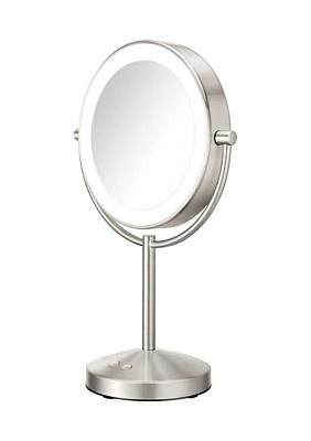 Double-Sided Lighted Makeup Mirror