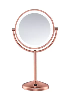 Reflections 1x/10x LED Rose Gold Makeup Mirror