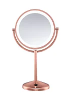 Reflections 1x/10x LED Rose Gold Makeup Mirror