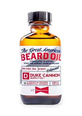 Great American Beard Oil with Budweiser Beer