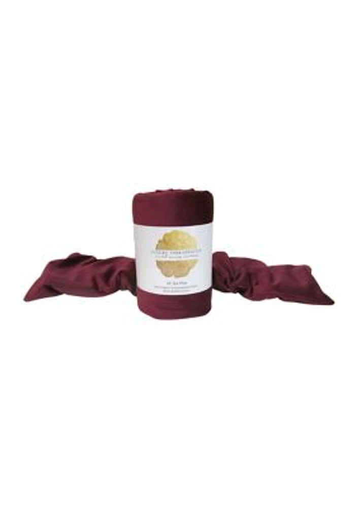 Luxury Spa Wrap - Cranberry Velvet