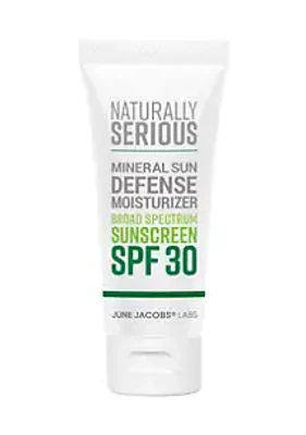 Naturally Serious Mineral Sun Defense Moisturizer Broad Spectrum Sunscreen SPF 30