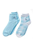 Luxury Aloe Moisture Sock 2 Pack - Blue