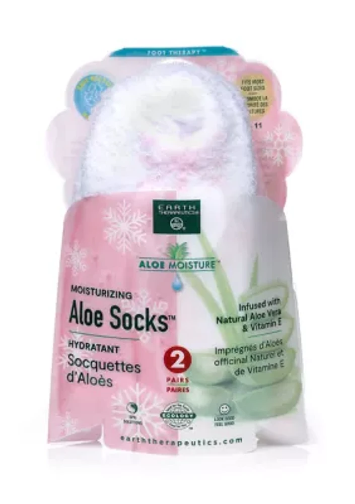 Aloe Pink Snow Socks