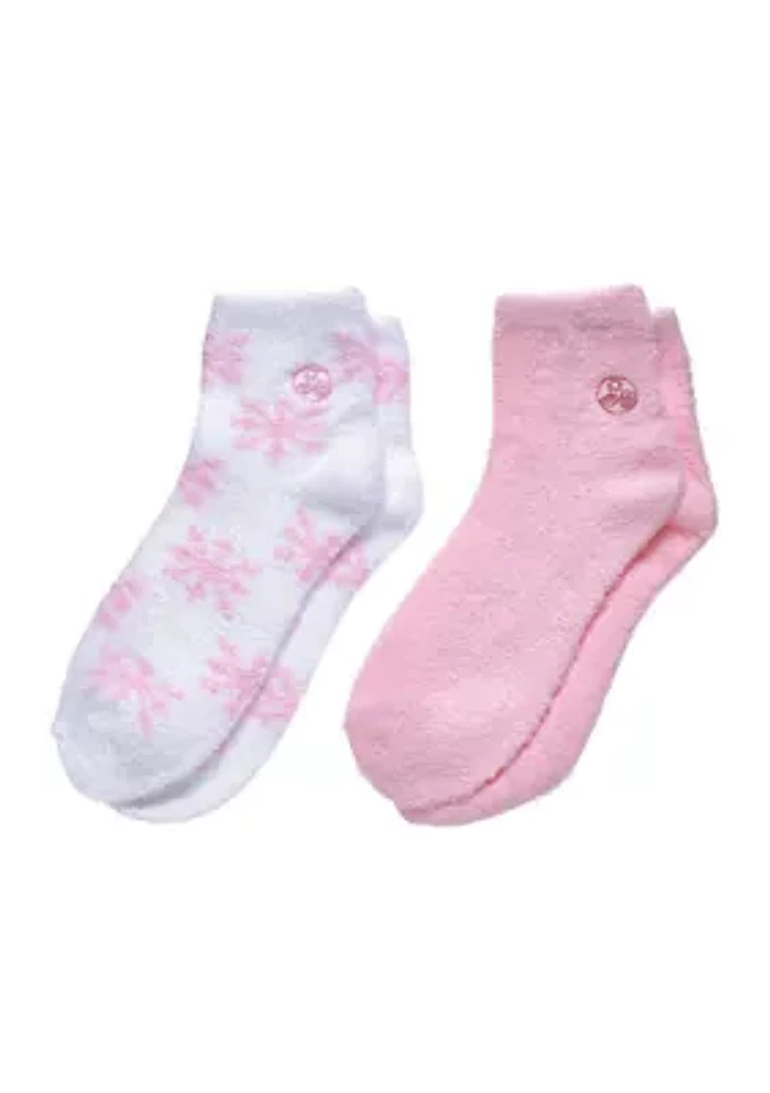 Aloe Pink Snow Socks