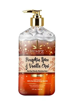 Pumpkin Spice & Vanilla Chai Herbal Body Moisturizer 