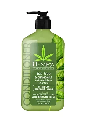 Tea Tree & Chamomile Herbal Conditioner with Vegan Biotin & Tea Tree Oil for Scalp Care