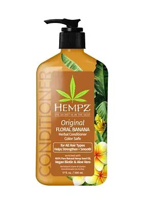 Original Floral Banana Herbal Conditioner with Vegan Biotin & Aloe Vera for All Hair Types