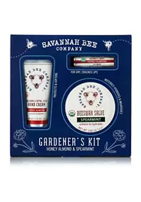 Savannah Bee Company Gardener's Kit in Honey Almond and Spearmint