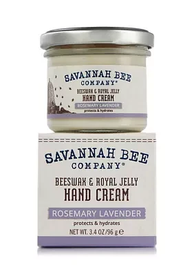 Rosemary Lavender Beeswax Hand Cream In a Jar