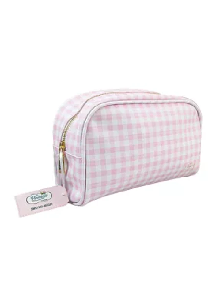 Gingham Cosmetics Bag 