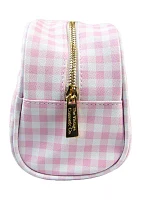 Gingham Cosmetics Bag 