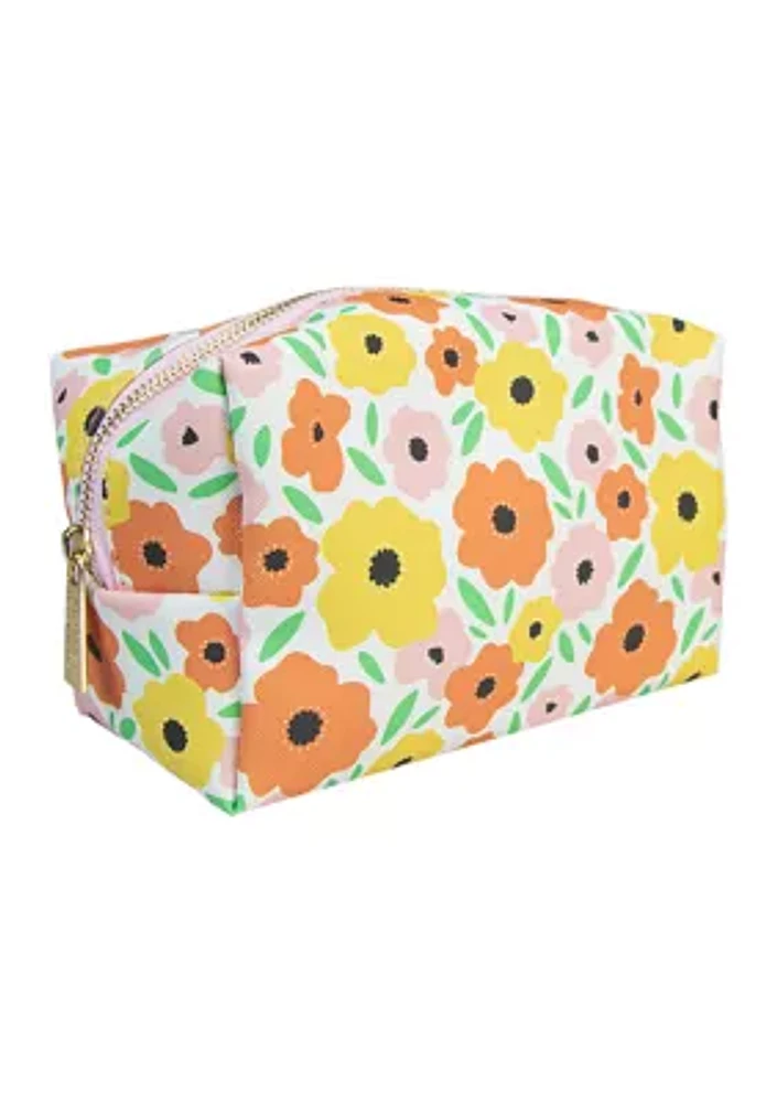 Floral Cosmetic Bag