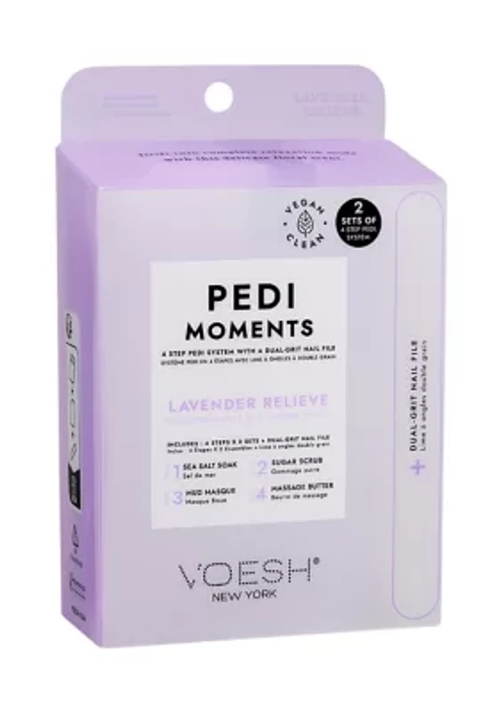 Pedi Moments Duo Lavender Relieve