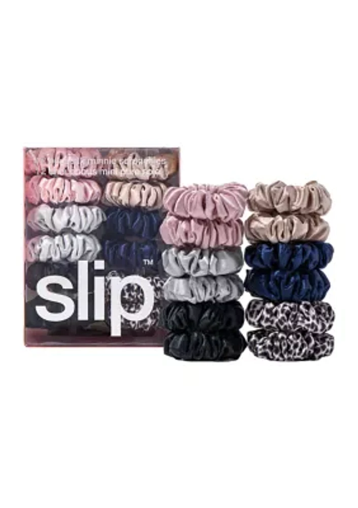 Pure Silk Minnie Scrunchies - Classic