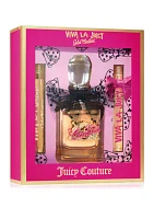 Viva La Juicy Gold Couture 3 Piece Fragrance Gift Set, Perfume for Women - $ 173 Value!