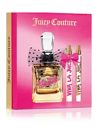 Viva La Juicy Gold Couture 3-Piece Fragrance Gift Set - $173 Value!