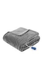 Heated Plush Throw Blanket