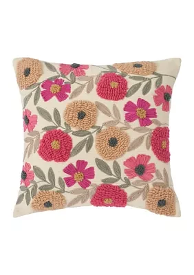 Floral Throw Pillow