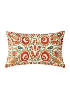 Suzani Embroidered Pillow