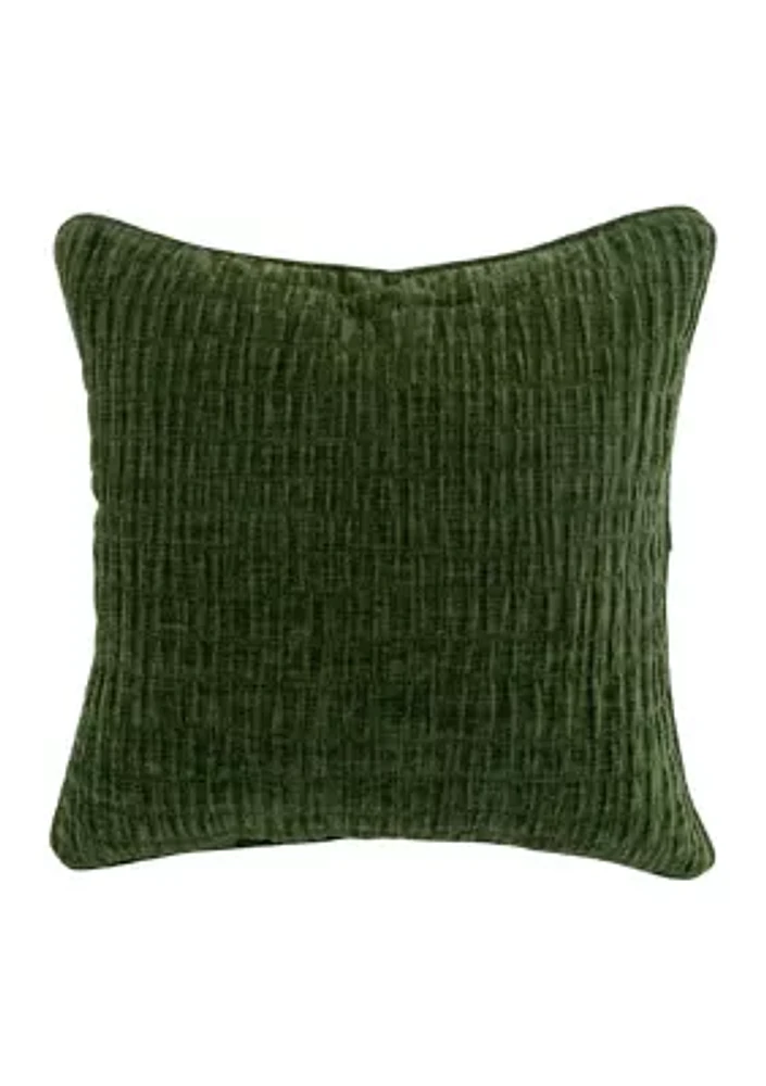 Singer Green Pillow