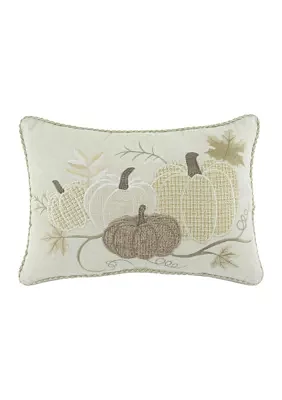 Fabric Pumpkins Pillow