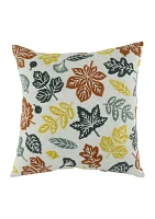 Leaves Toss Throw Pillow